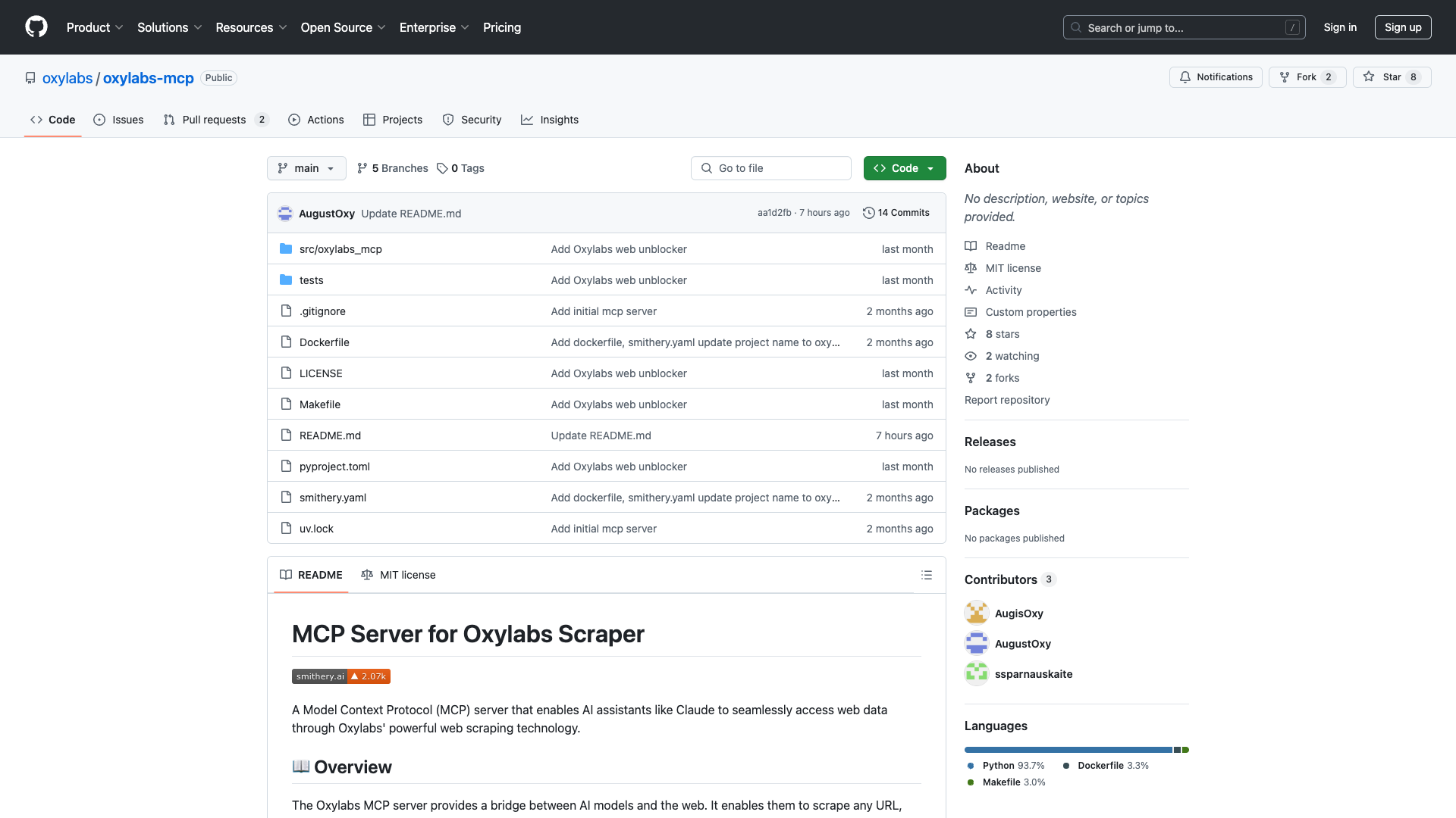 Oxylabs MCP Server Review